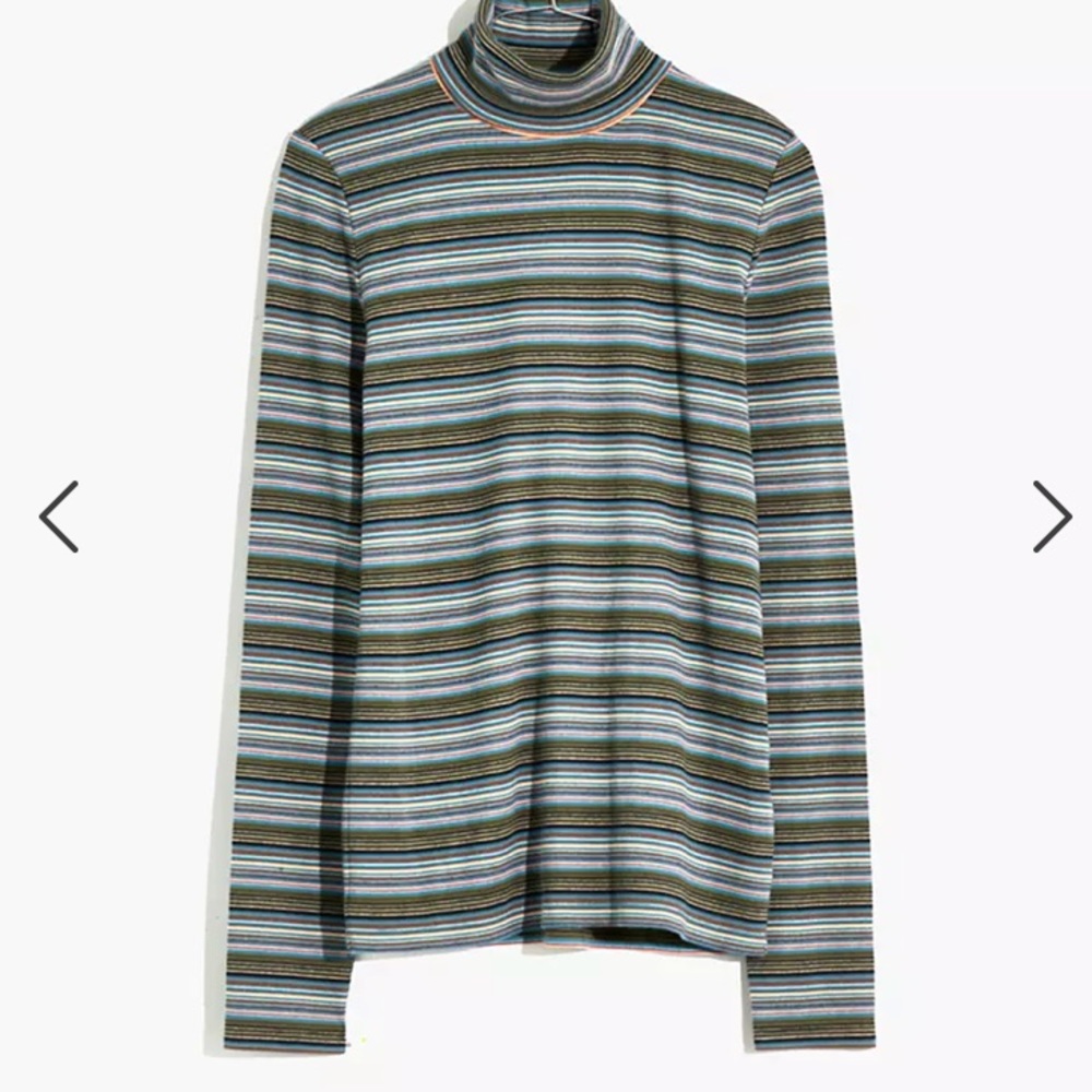 Madewell striped turtleneck